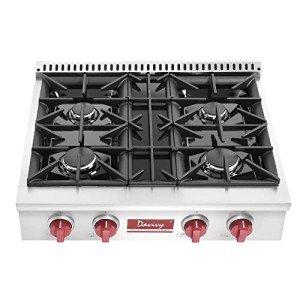 30 Inch Stainless Steel Gas Cooktop with 4 Burners