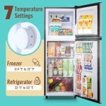 WANAI 4.5 Cu.Ft Double Door Mini Refrigerator