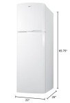 Summit 8.8 cu.ft. Slim Frost-Free Refrigerator-Freezer