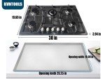 KVNTOOLS 30” Stainless Steel 5-Burner Gas Cooktop
