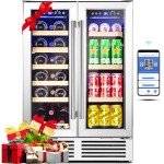 BODEGA 24 Inch Dual Zone Wine and Beverage Cooler