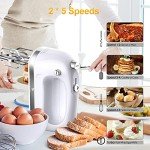 LILPARTNER 400W Handheld Electric Mixer with Accessories