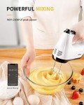 SHARDOR Electric Hand Mixer with 6 Speeds & Accessories
