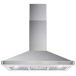 COSMO 36" Wall Mount Range Hood with LED Lights