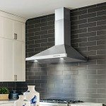 COSMO 36" Wall Mount Range Hood with LED Lights