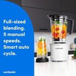 Nutribullet SmartSense 5-Speed Blender Combo, Matte White