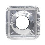 100 Pack Disposable Aluminum Foil Burner Liners