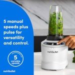 Nutribullet SmartSense 5-Speed Blender Combo, Matte White