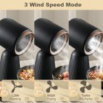 Zomagas Portable Range Hood with 3 Speed Control