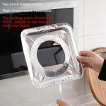 100 Pack Disposable Aluminum Foil Burner Liners
