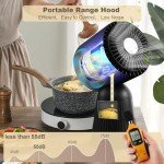 Zomagas Portable Range Hood with 3 Speed Control