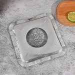 100 Pack Disposable Aluminum Foil Burner Liners