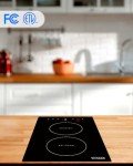 Empava 12-Inch Induction Cooktop with Dual Burners