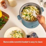 Bella 16-Cup Rice Cooker with Steamer Basket
