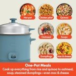 Bella 16-Cup Rice Cooker with Steamer Basket