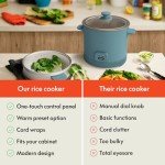 Bella 16-Cup Rice Cooker with Steamer Basket
