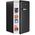 Comfee Retro Mini Refrigerator - 3.3 Cu. Ft. Black