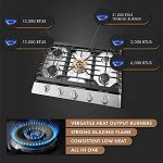 FOTILE 30” Stainless Steel 5-Burner Gas Cooktop