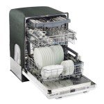 Unique Retro Quiet Dishwasher - 6 Wash Cycles