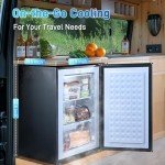 Anypro 3 Cu.Ft Compact Upright Freezer with Drawers