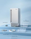 EUHOMY Nugget Ice Maker for Home & Business