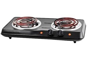 OVENTE 1700W Electric Double Burner Cooktop