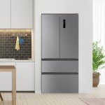 DYTesa 33 Inch French Door Refrigerator with Bottom Freezer