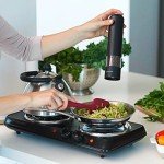 OVENTE 1700W Electric Double Burner Cooktop