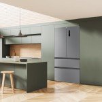 DYTesa 33 Inch French Door Refrigerator with Bottom Freezer