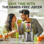 AMZCHEF Self-Feeding Masticating Juicer Machine