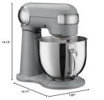 Cuisinart 5.5-Quart 12-Speed Stand Mixer, Dove Gray