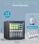 Electactic 50 Can Mini Beverage Refrigerator Cooler
