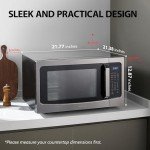 Toshiba 4-in-1 Air Fryer Microwave Oven, Black