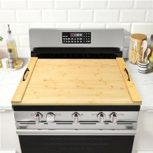 GASHELL Bamboo Noodle Board for Stove Top