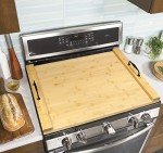 GASHELL Bamboo Noodle Board for Stove Top