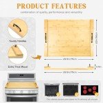 GASHELL Bamboo Noodle Board for Stove Top