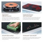 Rangaire 36" Induction Cooktop with 5 Burners