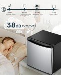 Upstreman 1.7 Cu.ft Mini Fridge with Freezer
