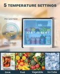 Upstreman 1.7 Cu.ft Mini Fridge with Freezer