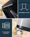 Upstreman 1.7 Cu.ft Mini Fridge with Freezer