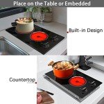 Cooksir 2-Burner Electric Cooktop with Safety Features