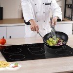 VEVOR 30-Inch Electric Stove Top with 5 Burners