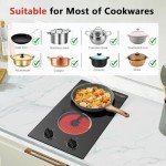 Cooksir 2-Burner Electric Cooktop with Safety Features