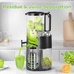 6.1" Cold Press Juicer with High Juice Yield