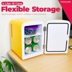 Frigidaire Mini Portable Fridge with Speaker, 4L