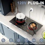 Hobsir 2 Burner Electric Cooktop with Touch Screen