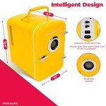 Frigidaire Mini Portable Fridge with Speaker, 4L