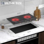 Hobsir 2 Burner Electric Cooktop with Touch Screen
