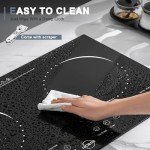 Hobsir 2 Burner Electric Cooktop with Touch Screen
