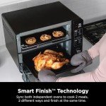 Ninja 13-in-1 Double Oven with FlexDoor, Black